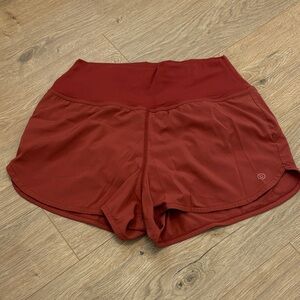 Gilly Hicks Women's Athletic Shorts in Deep Red